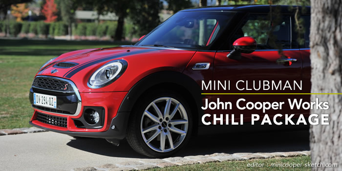 JCW CHILI PACKAGE.... - MINI小倉／MINI福岡西／MINI博多／MINI NEXT 福岡東ディーラーブログ